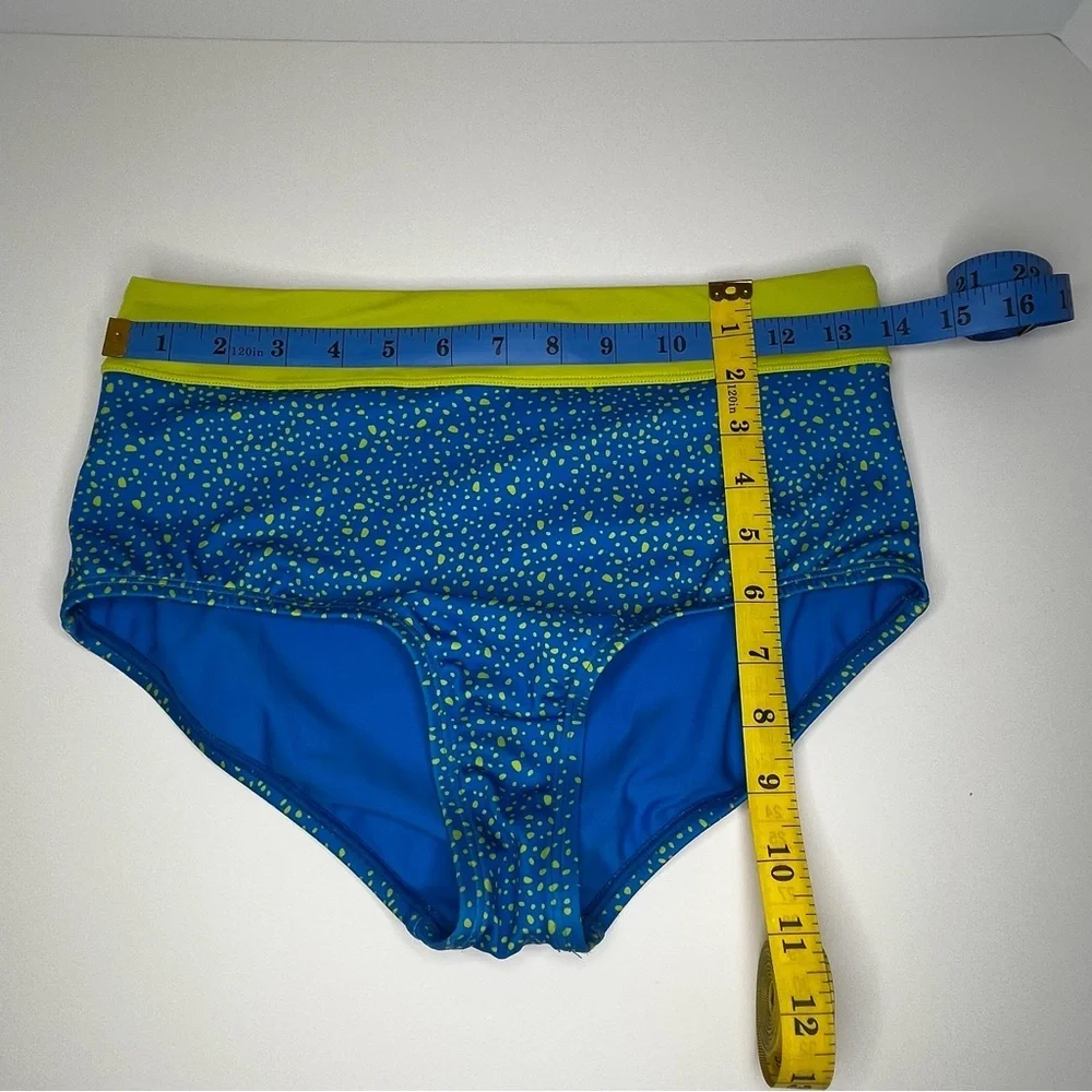 Nike Kids Blue & Green Water Dots Bikini Size XL - Picture 10 of 15